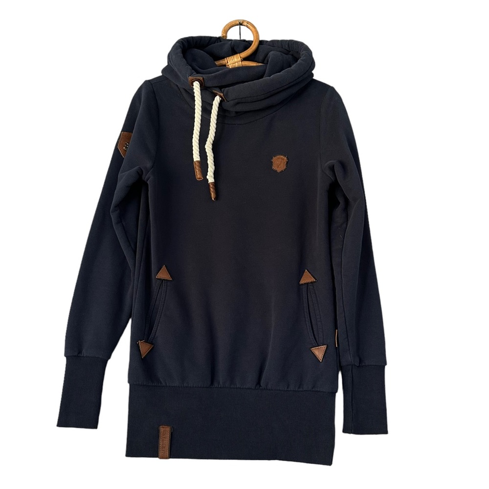 Naketano | Navy Hoodie‎ Size S